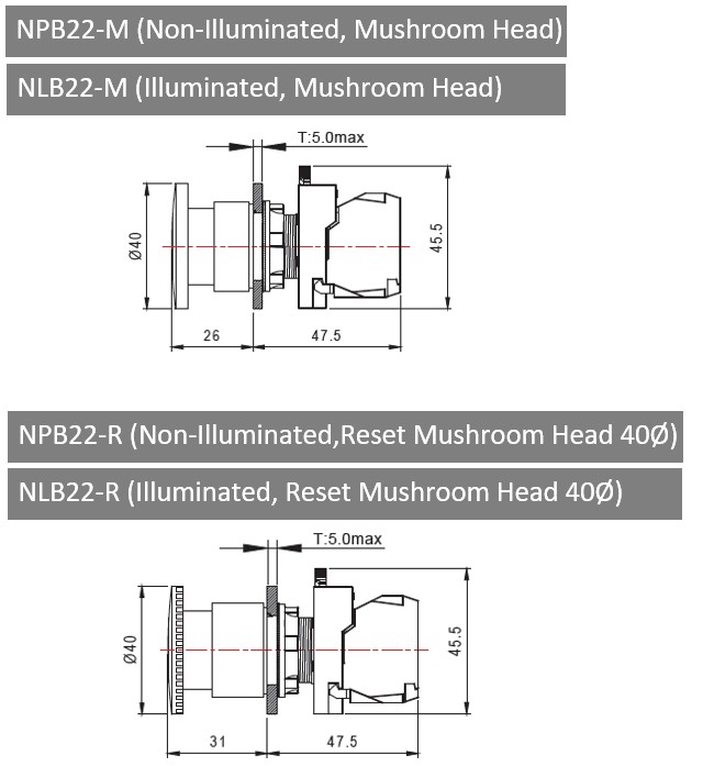 Drawing-Push Button Switch_2